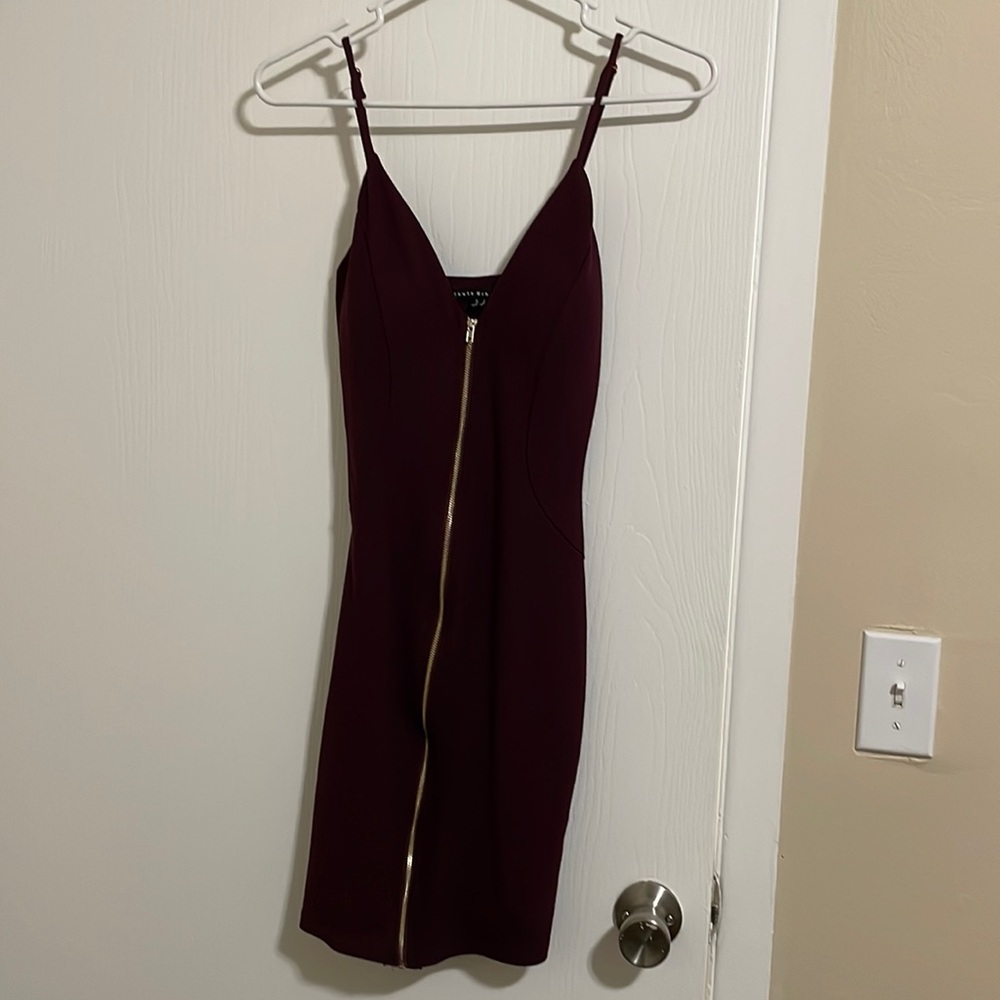 Womens wine colored dress